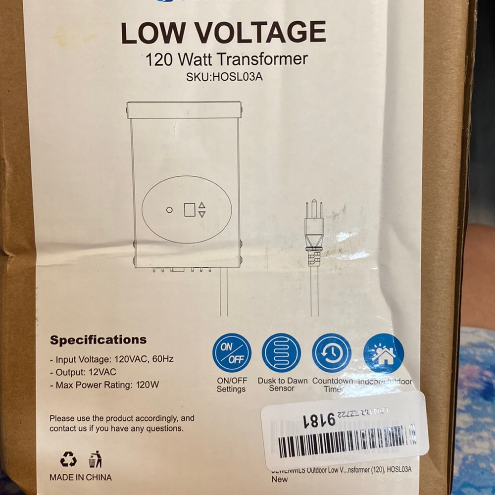 NIB DEWENWILS 120W Low Voltage